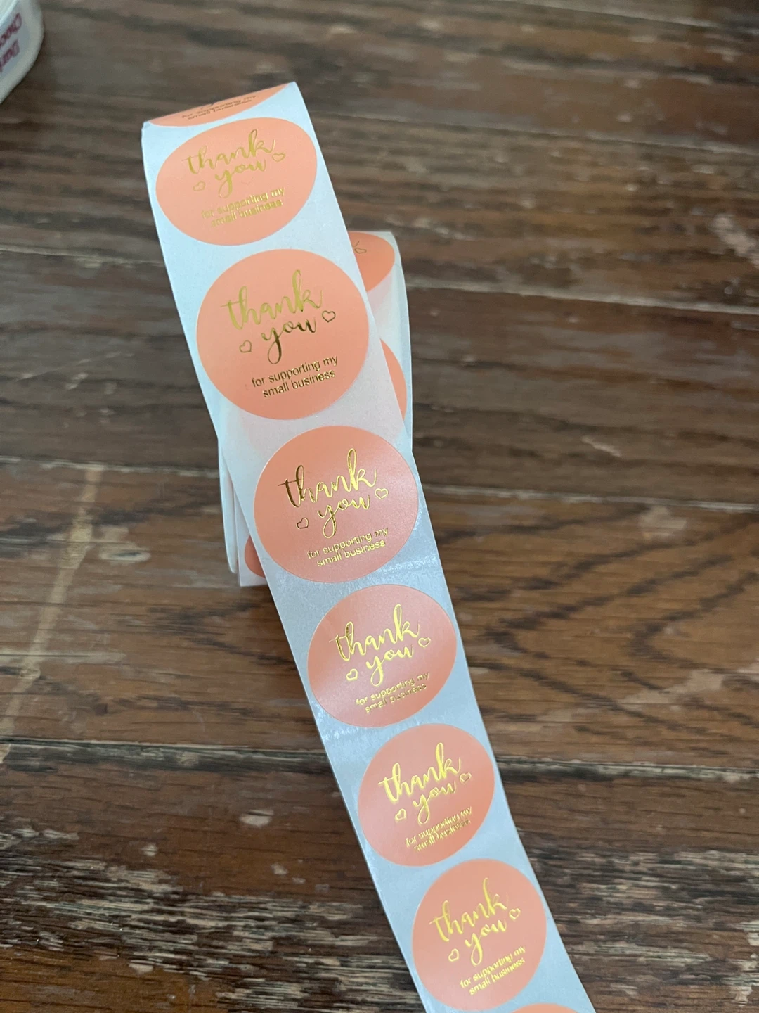 Roll of Thank You Stickers - photo 5