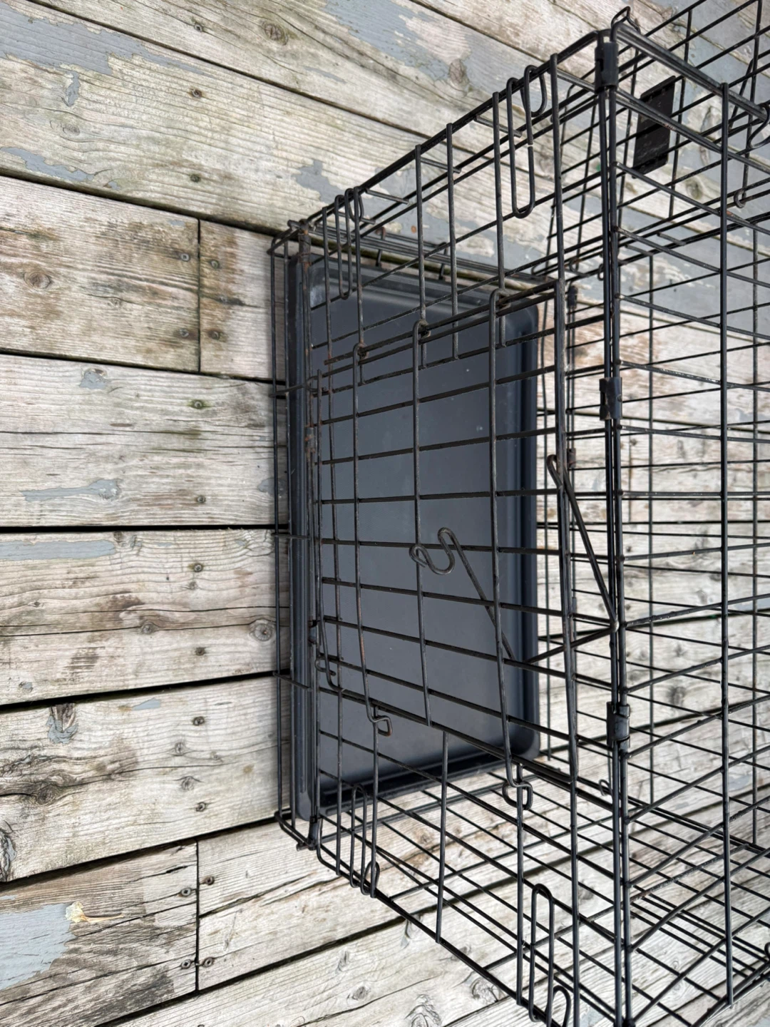 Folding Dog Crate with Tray - photo 4