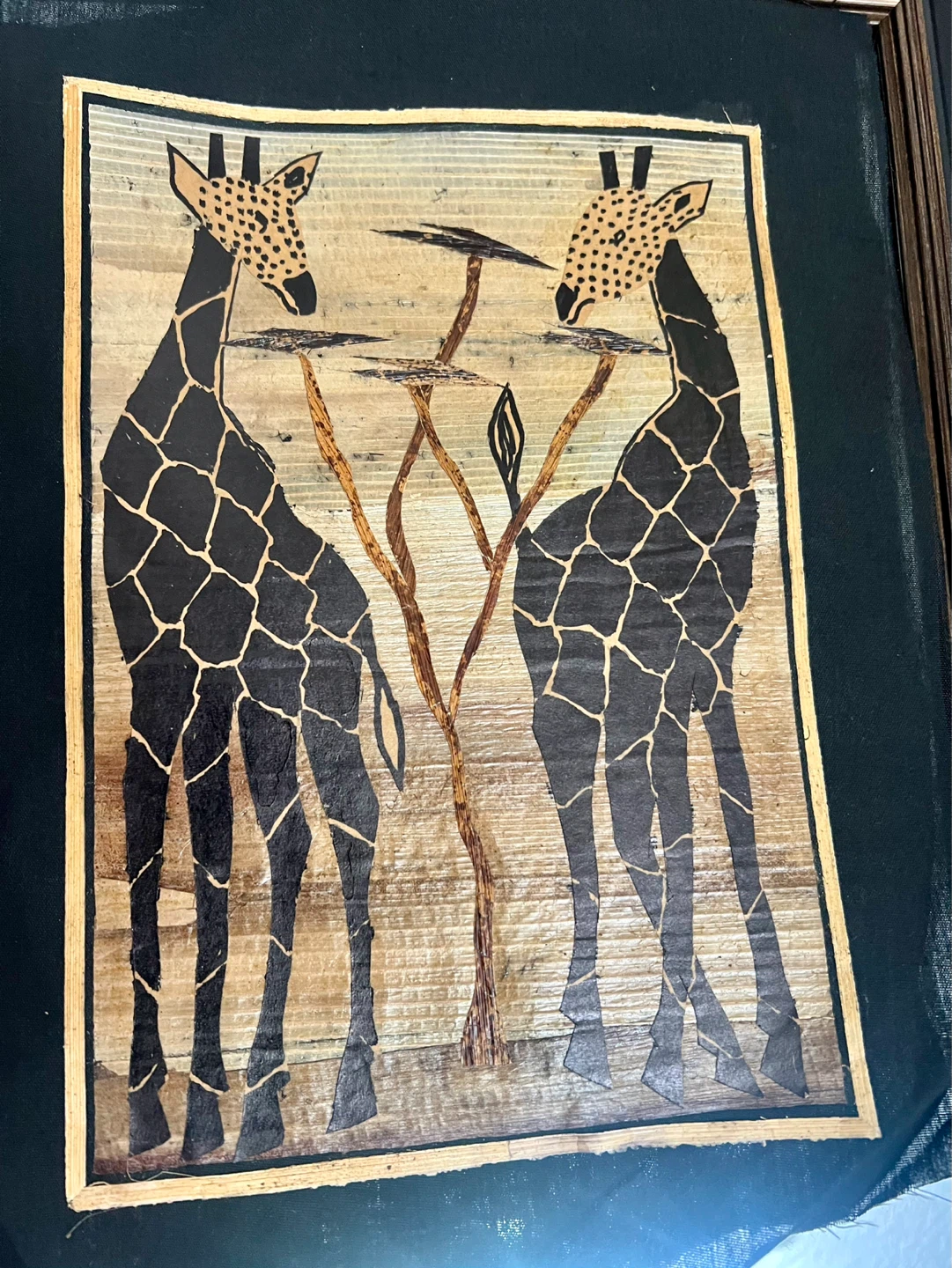 Framed African Art Prints - Set of 3