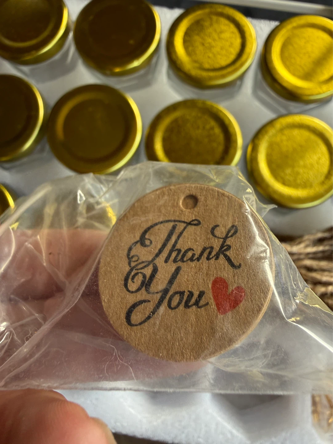 12pc Mini Honey Jars with Dippers & Bee Charms - photo 2