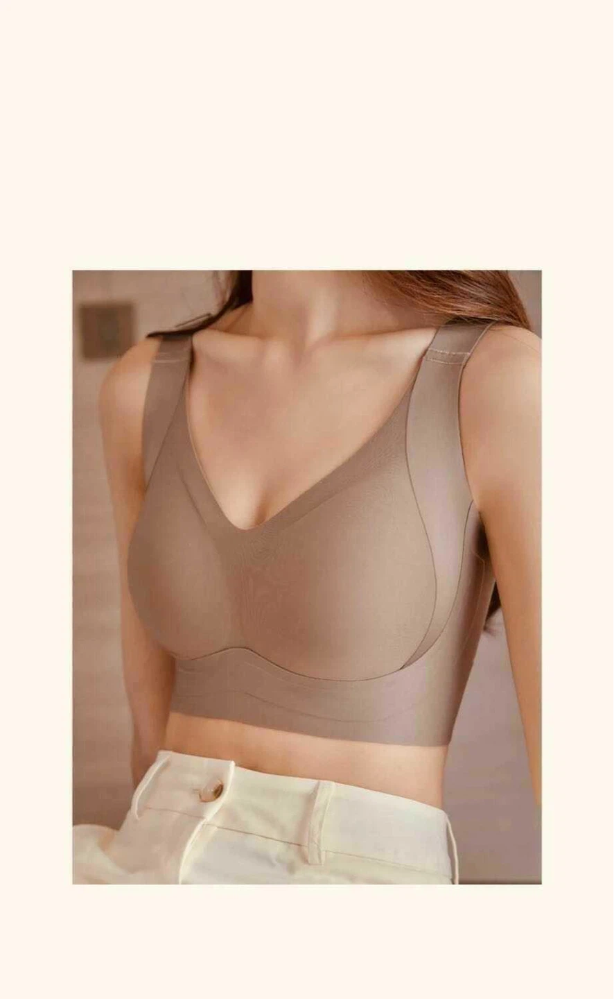 BNWT FORLEST Seamless Jelly Minimizer Bra - XL - photo 4