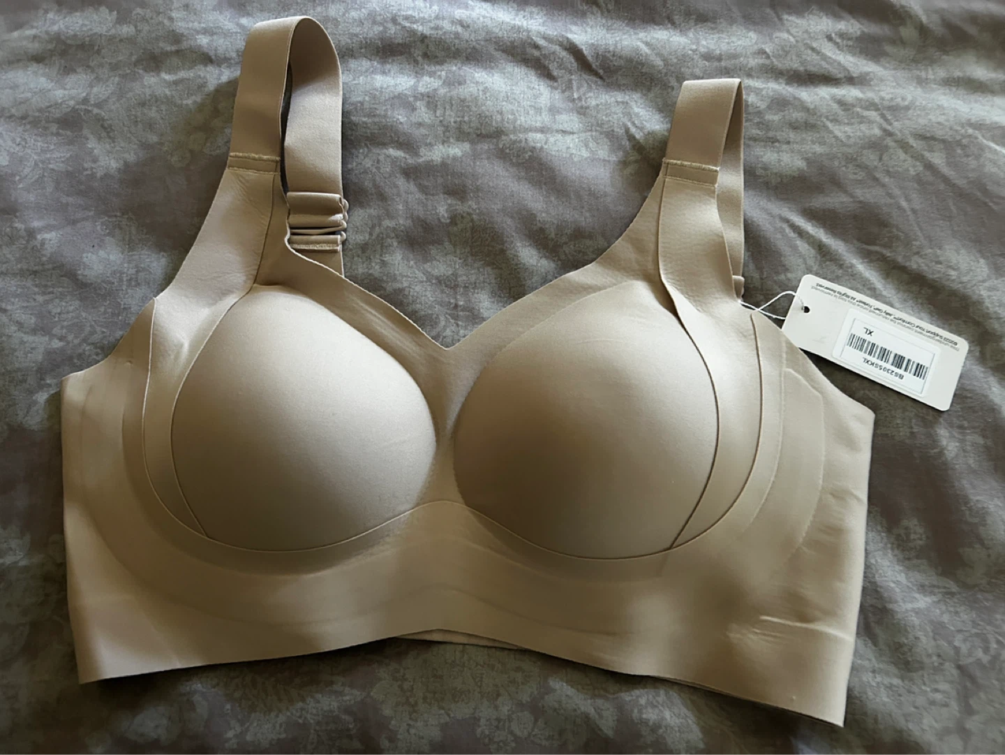 BNWT FORLEST Seamless Jelly Minimizer Bra - XL
