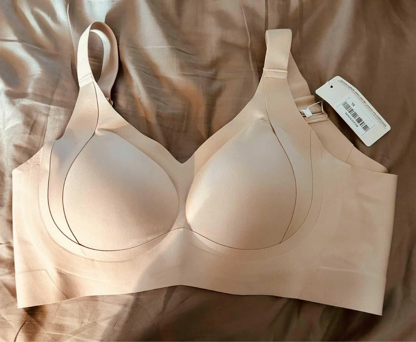 BNWT FORLEST Seamless Jelly Minimizer Bra - XL - photo 3