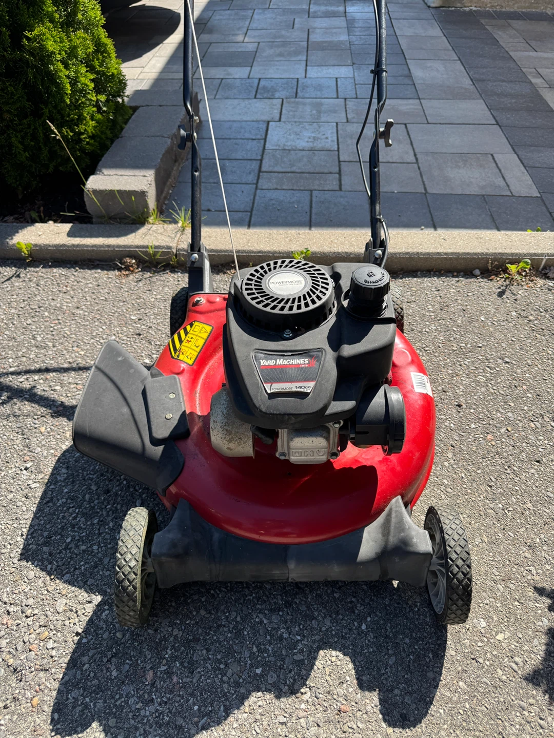 Yard Machines Push Mower - photo 2
