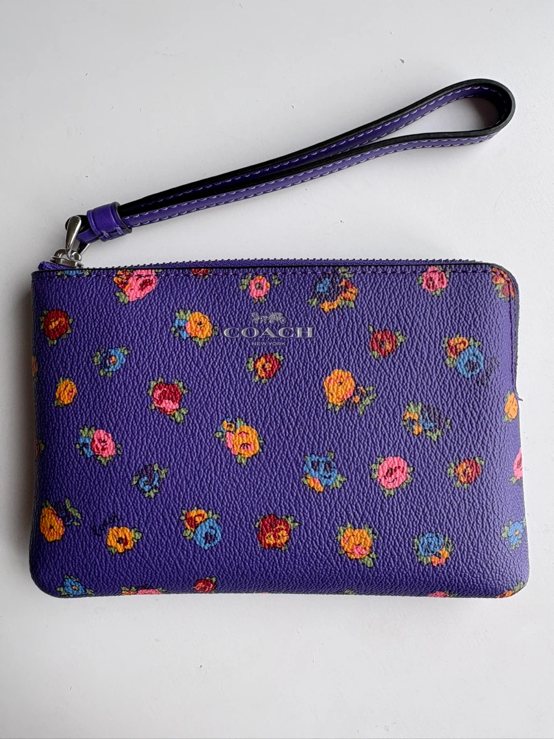 Coach Wristlet - Purple Floral ⚽ - photo 2