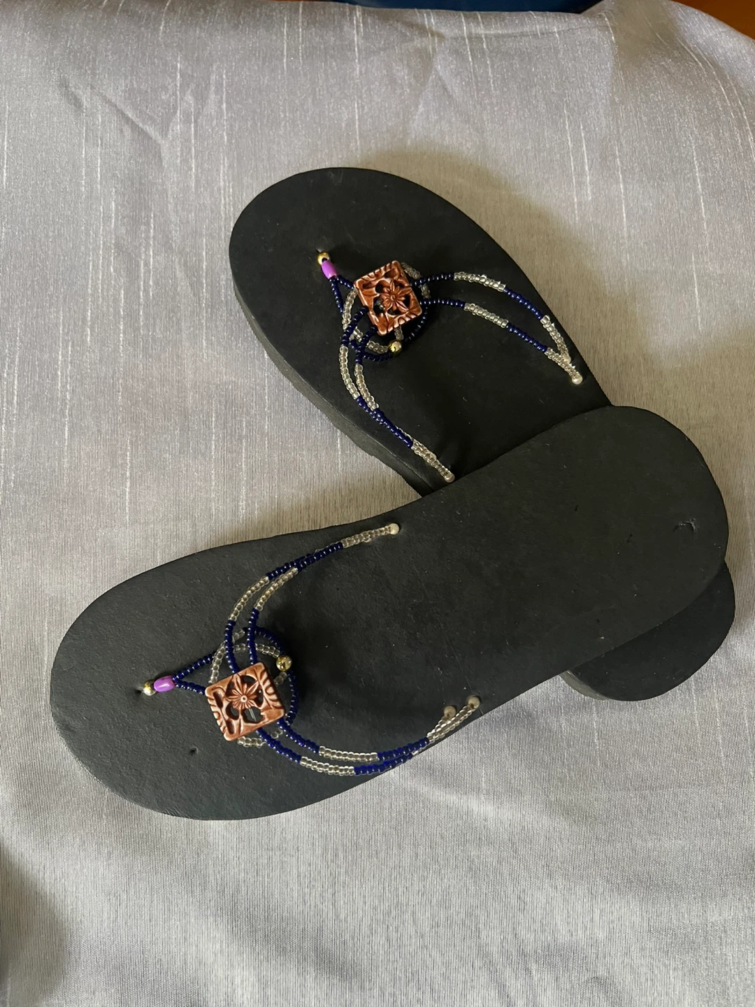 Beaded Flip Flops Sandals - photo 2