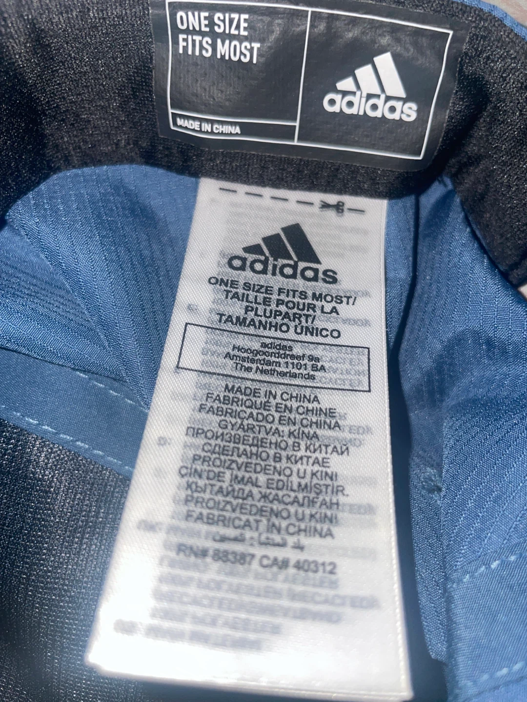 Blue Adjustable Adidas Baseball Cap - photo 2