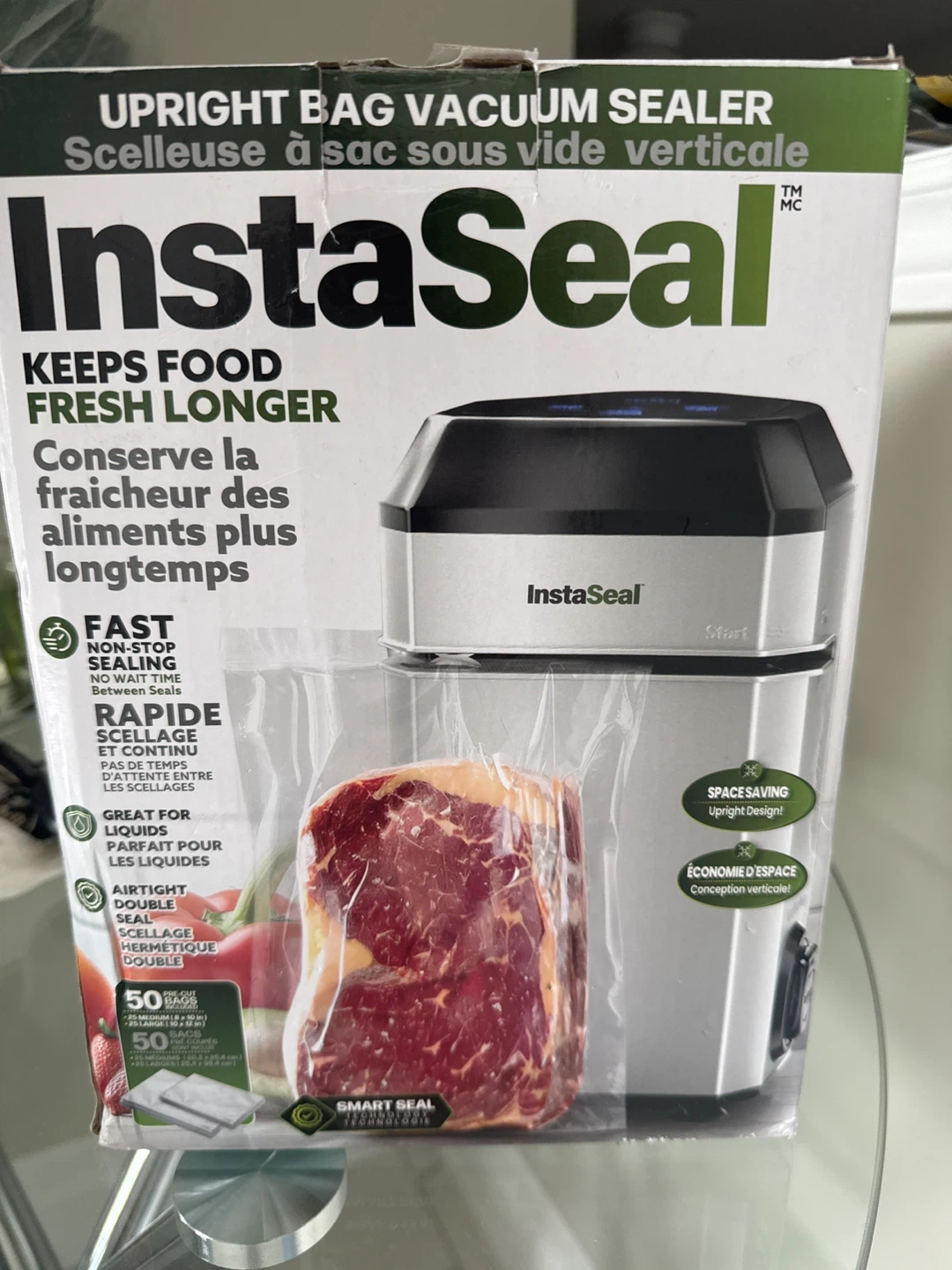 InstaSeal Upright Bag Vacuum Sealer - photo 2