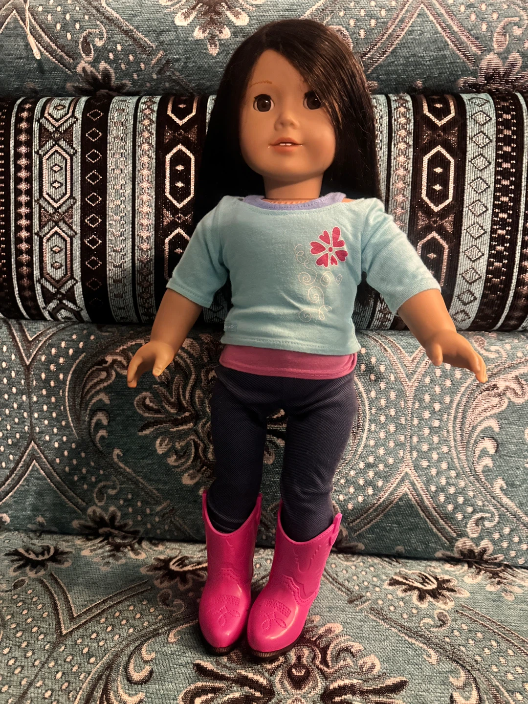 American Girl Doll with Outfit and Boots