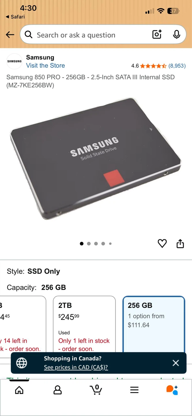 Samsung 850 PRO 256GB SSD - photo 3