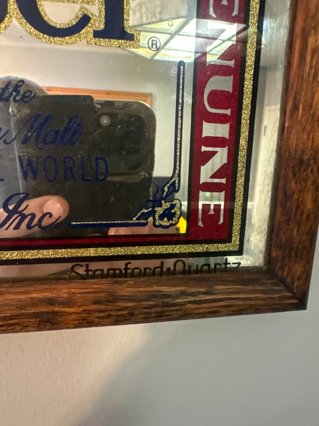 Budweiser King of Beers Mirror Clock - photo 5
