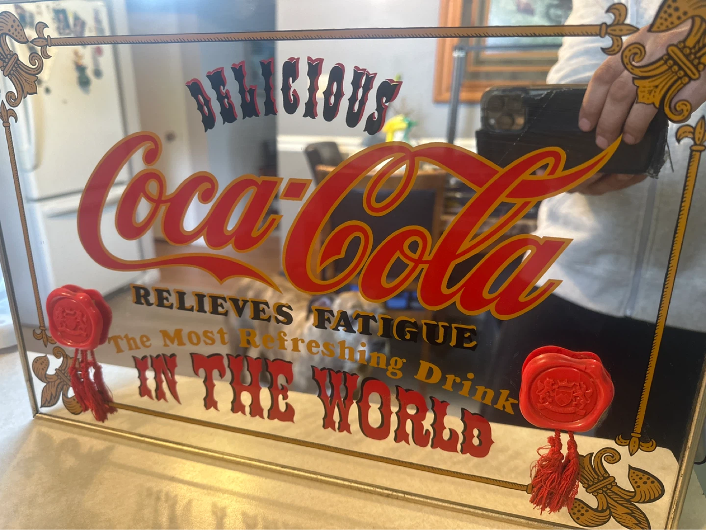 Coca-Cola Mirror Sign