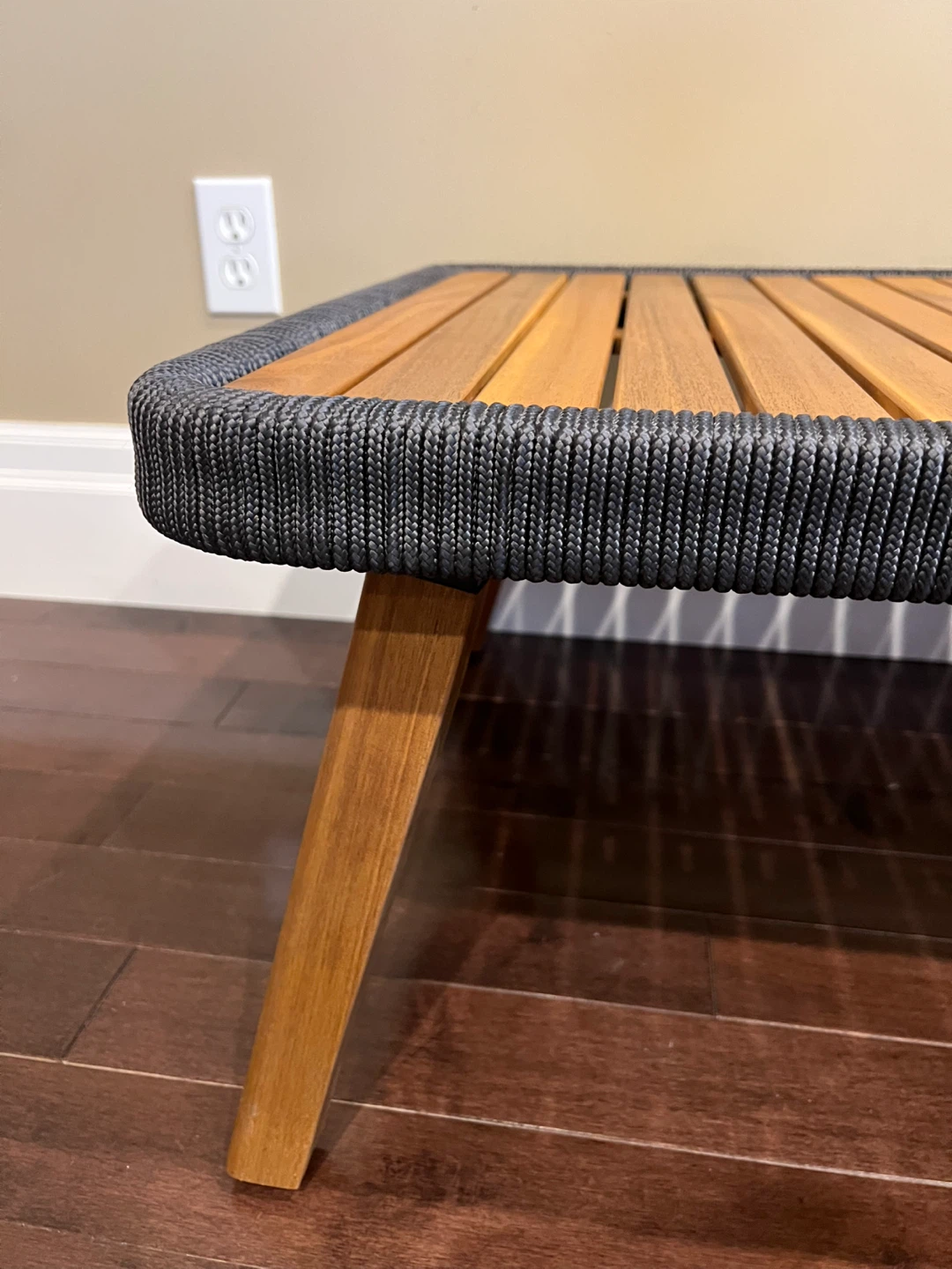 Indoor/Outdoor Acacia Wood Coffee Table - photo 2