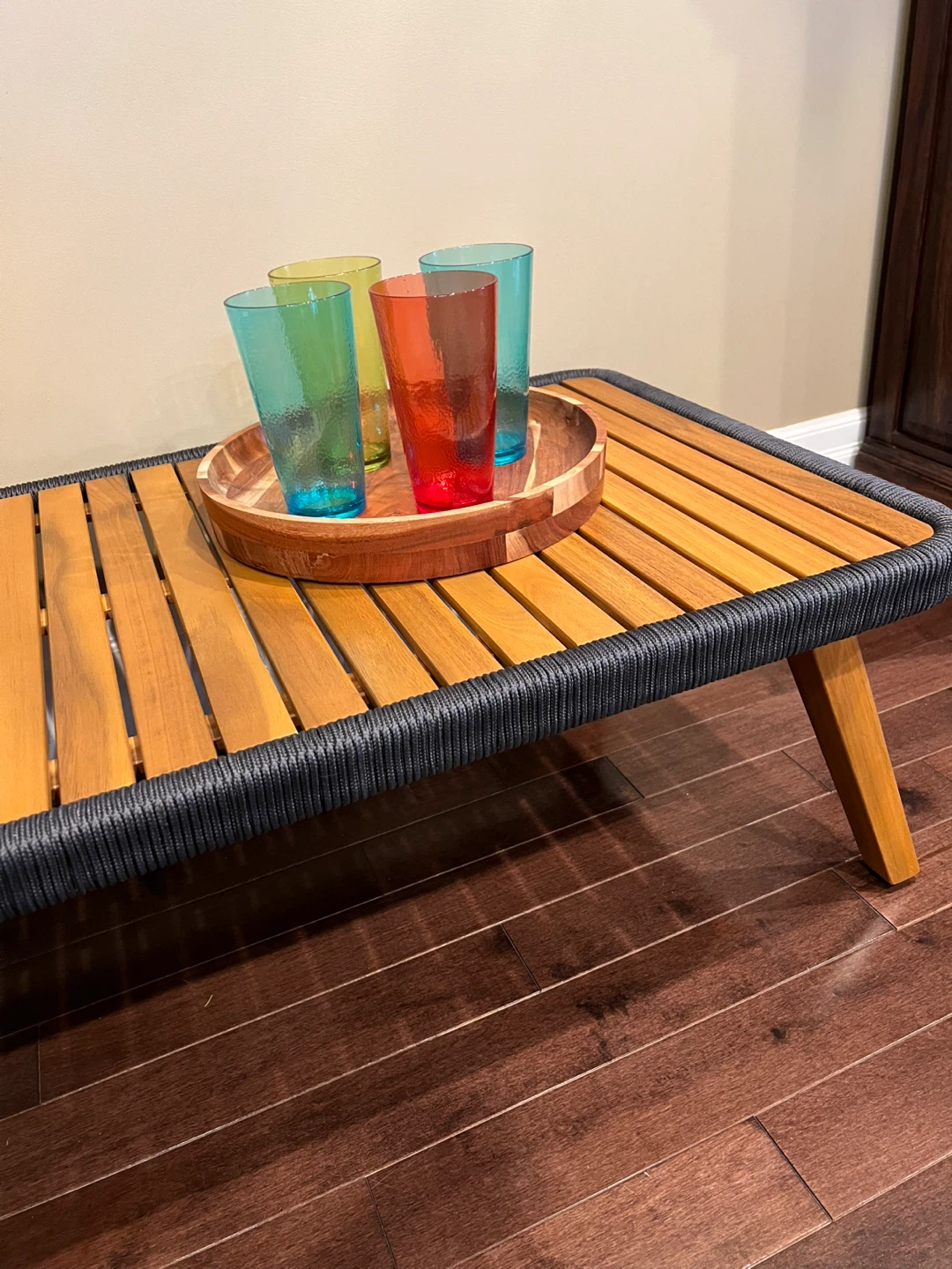 Indoor/Outdoor Acacia Wood Coffee Table - photo 4