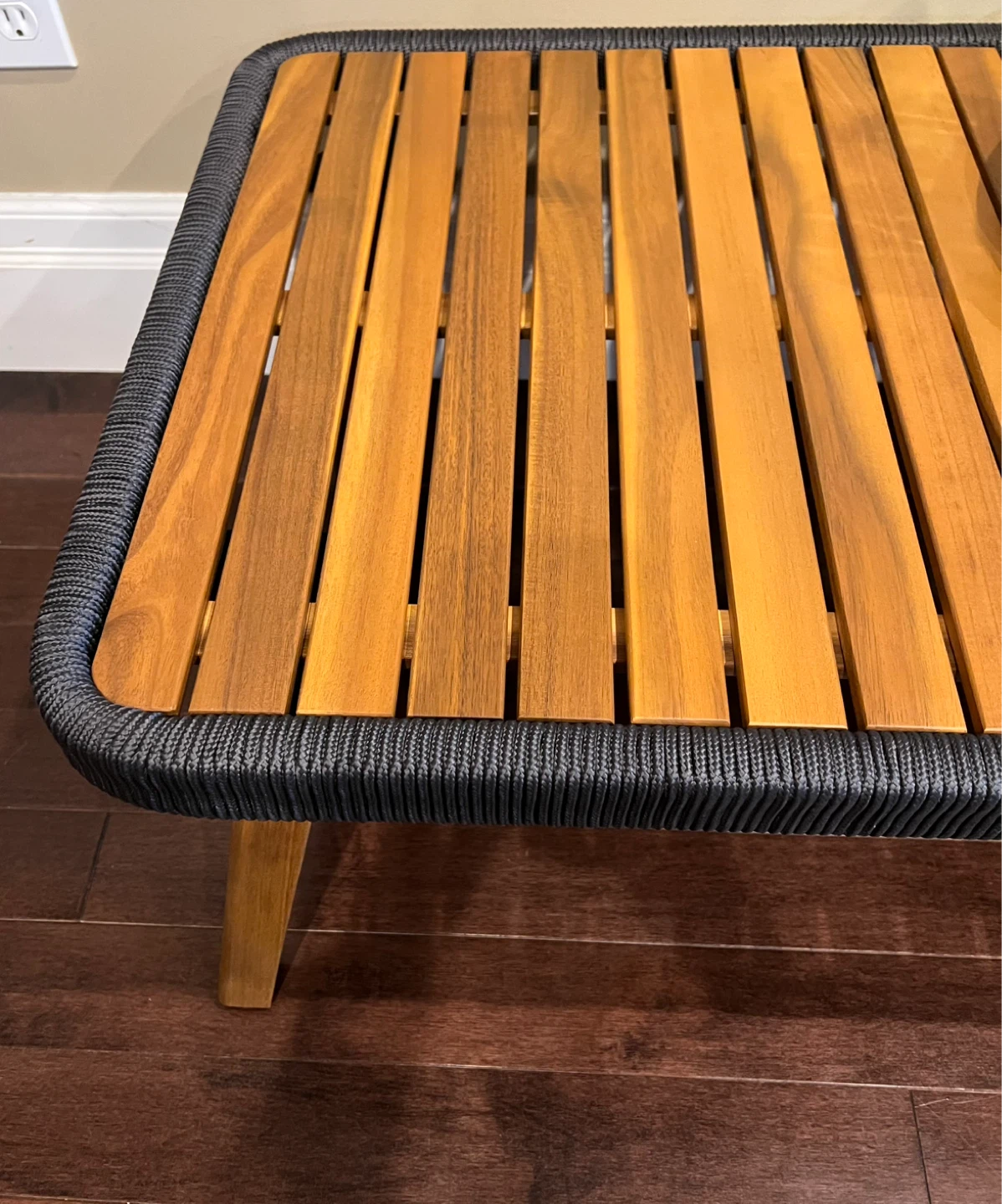 Indoor/Outdoor Acacia Wood Coffee Table - photo 3