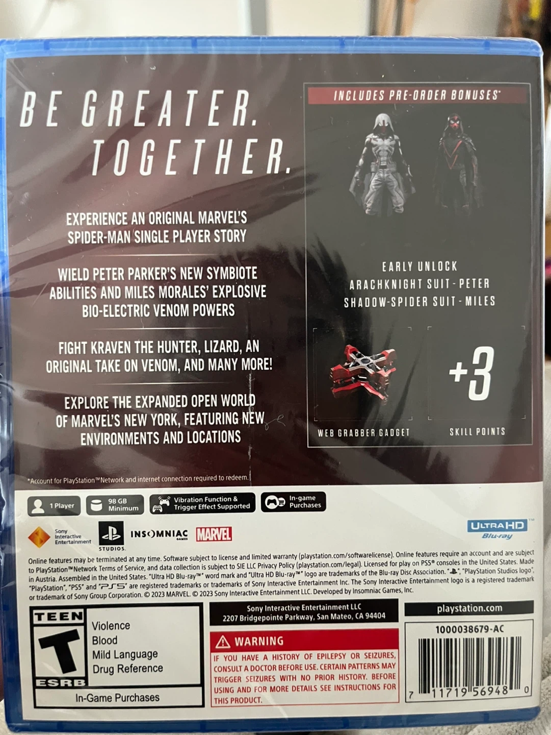 Marvel's Spider-Man 2 Launch Edition PS5 - photo 2