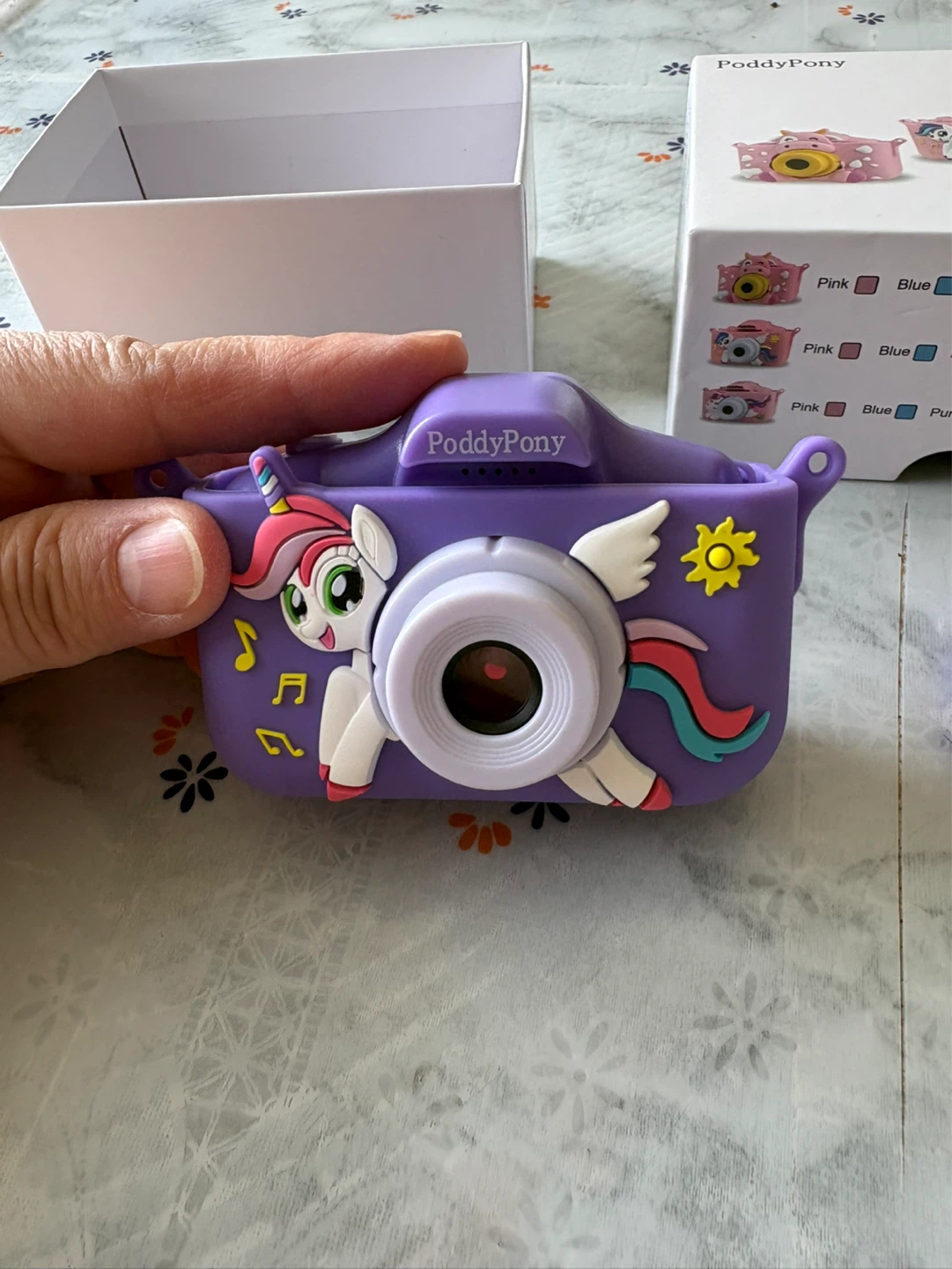 Brand New Kids Digital Camera with Unicorn Case – Purple - photo 2