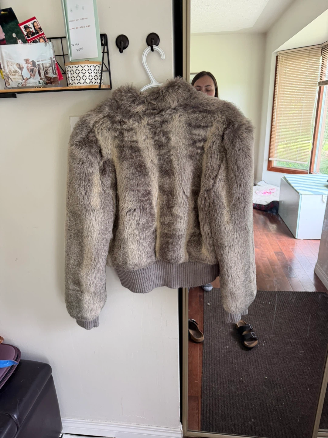 Le Château Faux Fur Bomber Jacket - photo 2