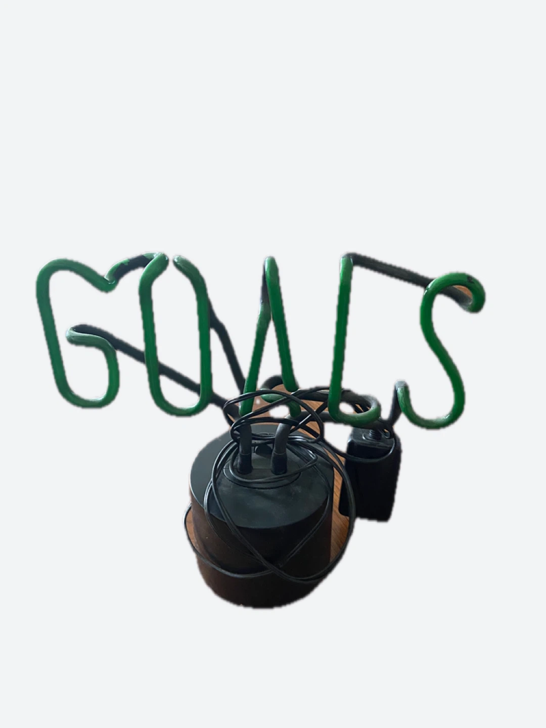 Neon Style "GOALS" Desk Lamp