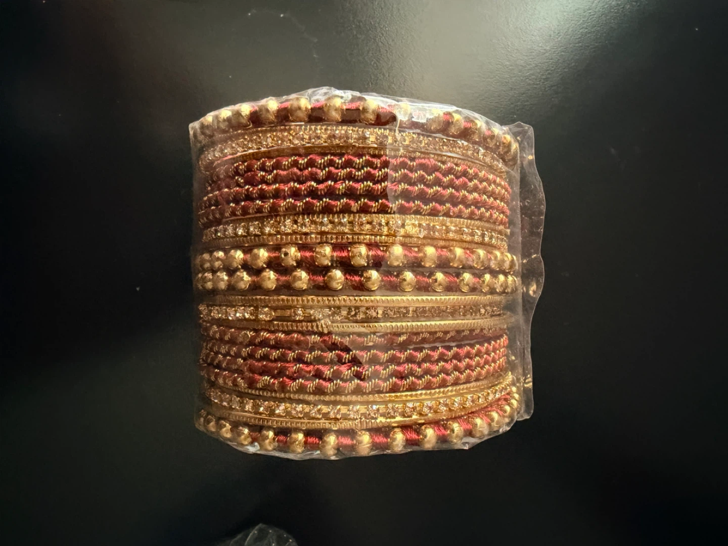 Red and Gold Bangles Set - photo 4