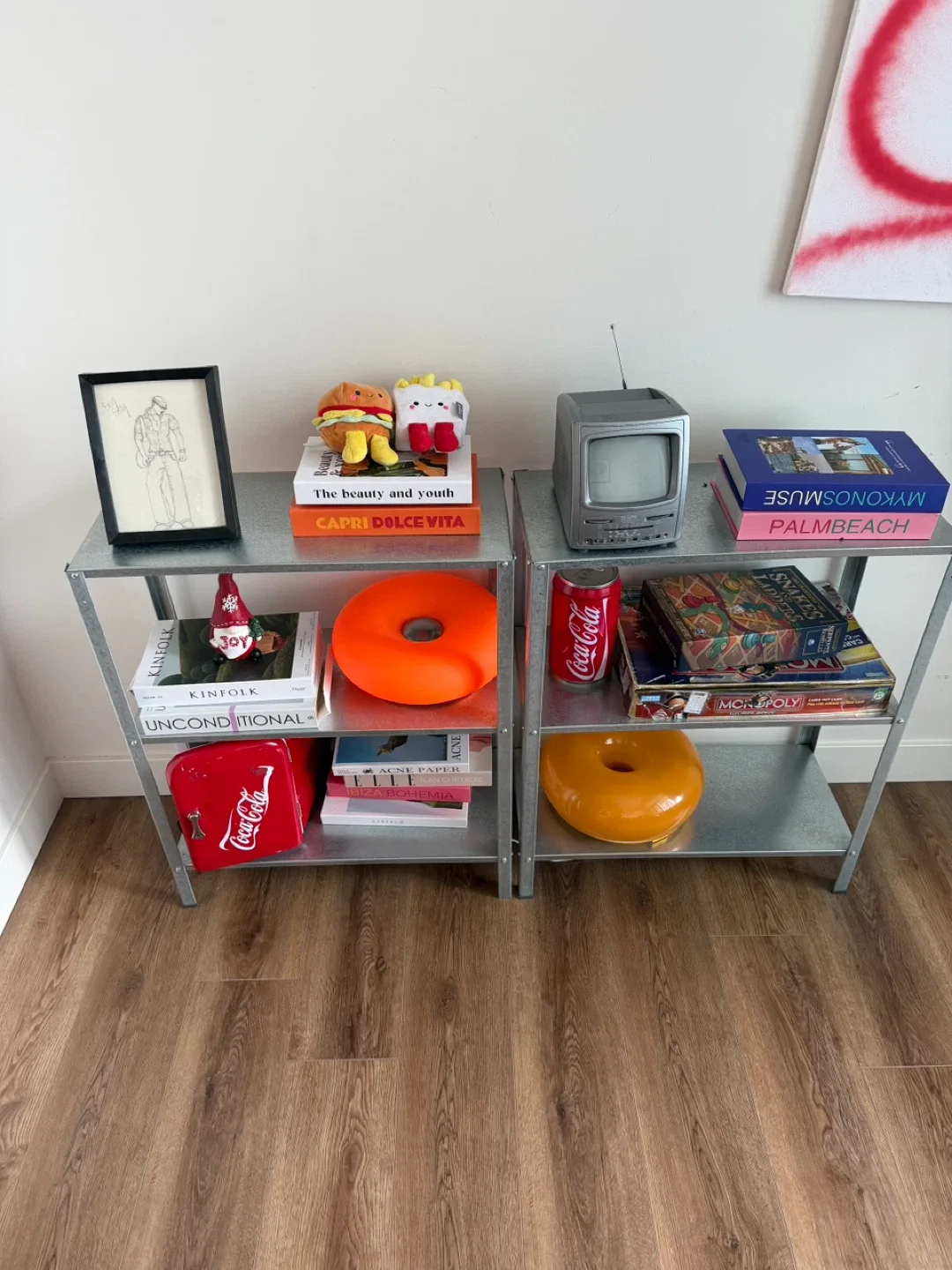 IKEA Metal 3 Shelving storage (Set of 2) - photo 4