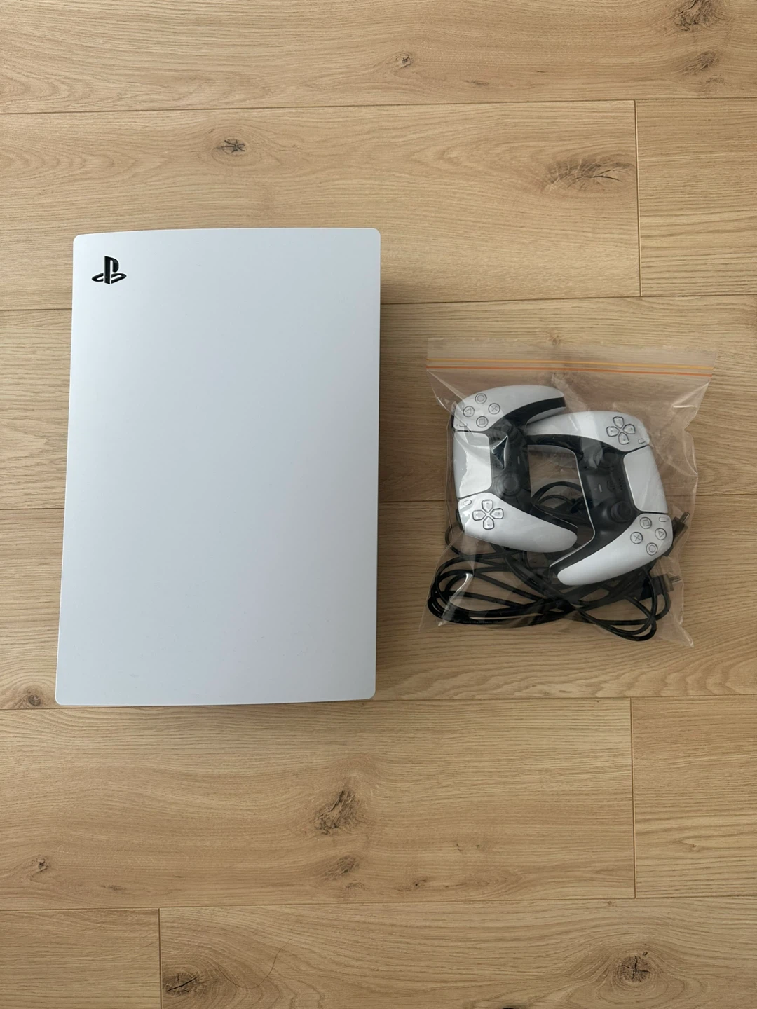 Sony PS5 Disc Console with Two Controllers