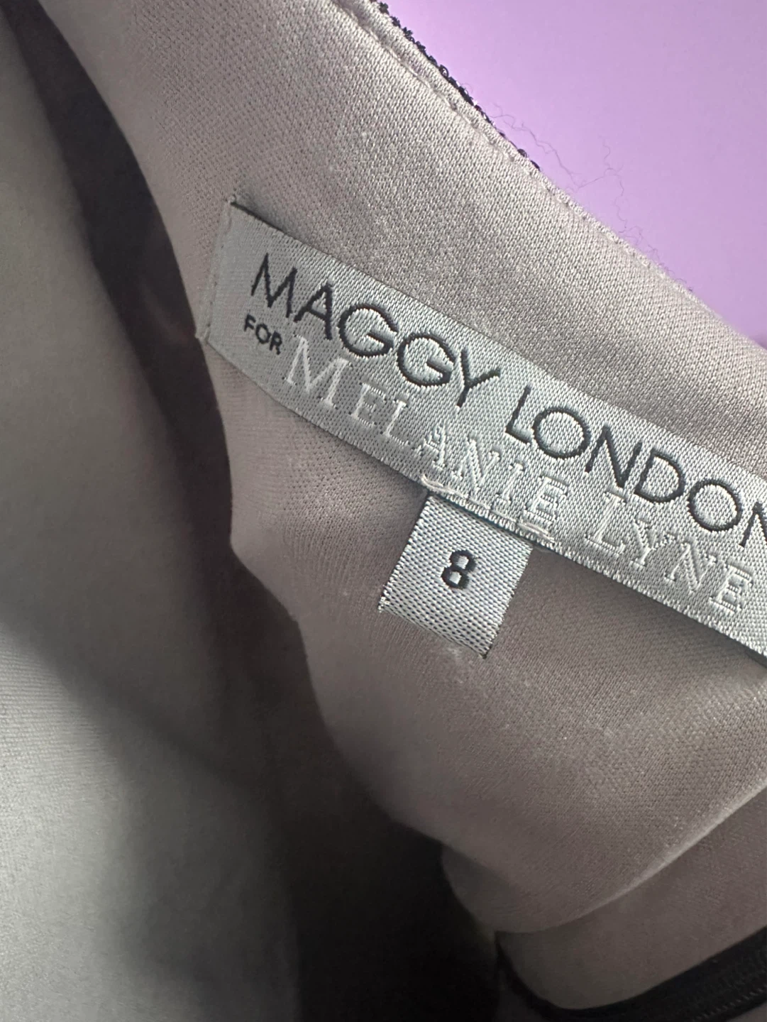 Maggy London for Melanie Lyne Black Sparkle Dress Size 8 - photo 3