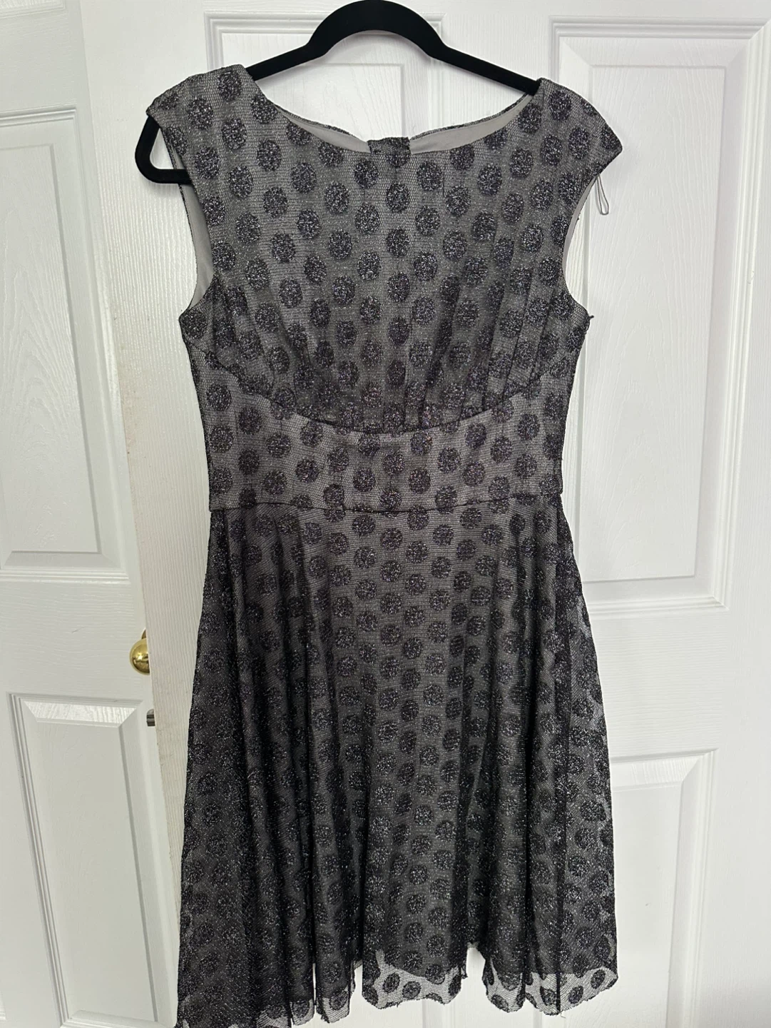 Maggy London for Melanie Lyne Black Sparkle Dress Size 8