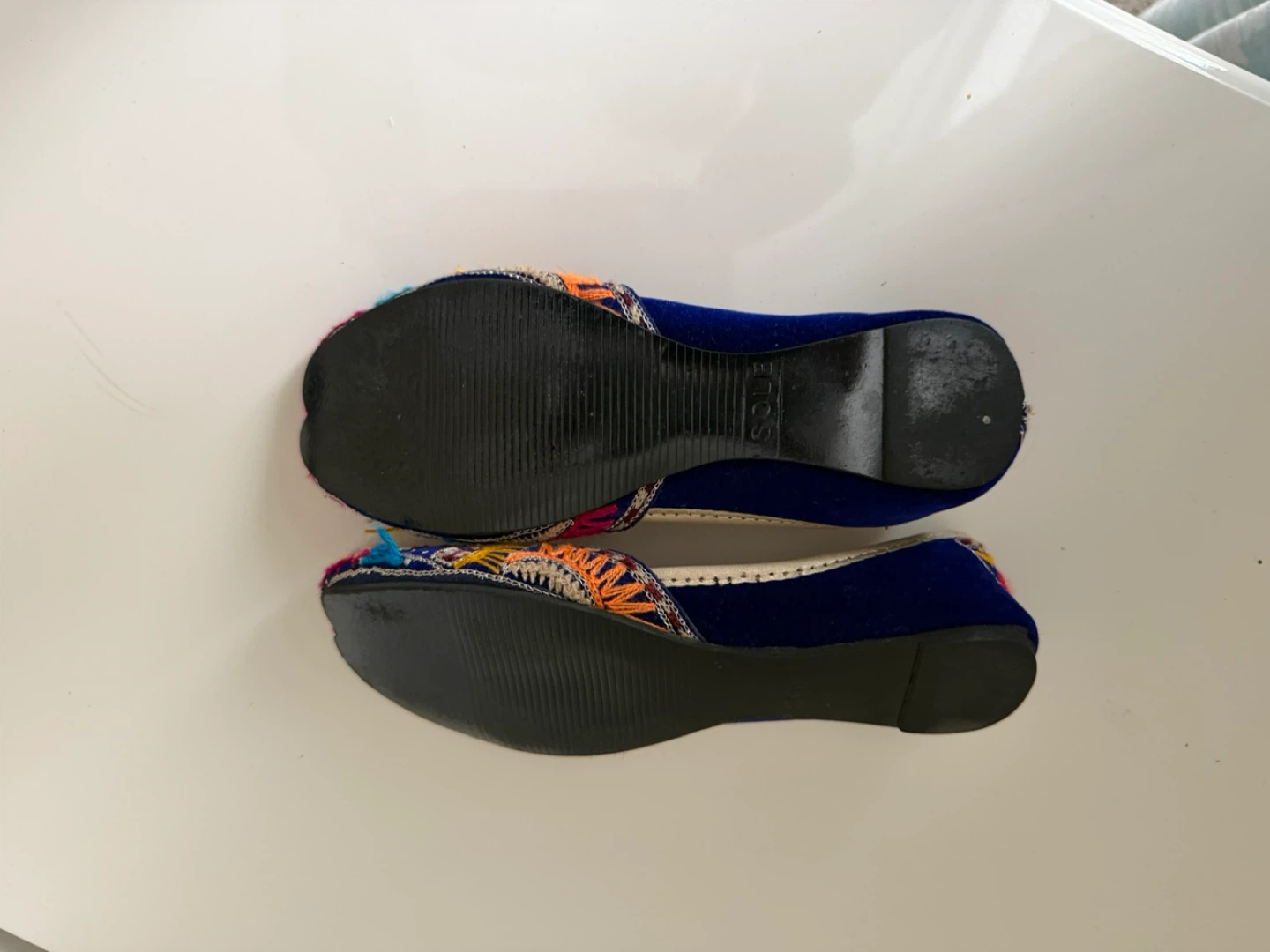 Embroidered Blue Flats - photo 2