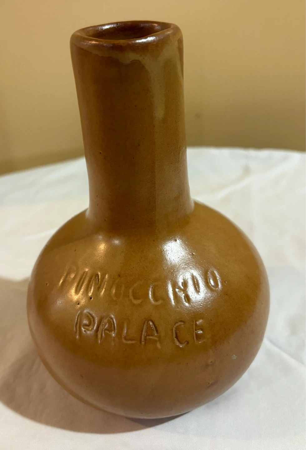 Hand made Pinocchio Palace Ceramic Decanter