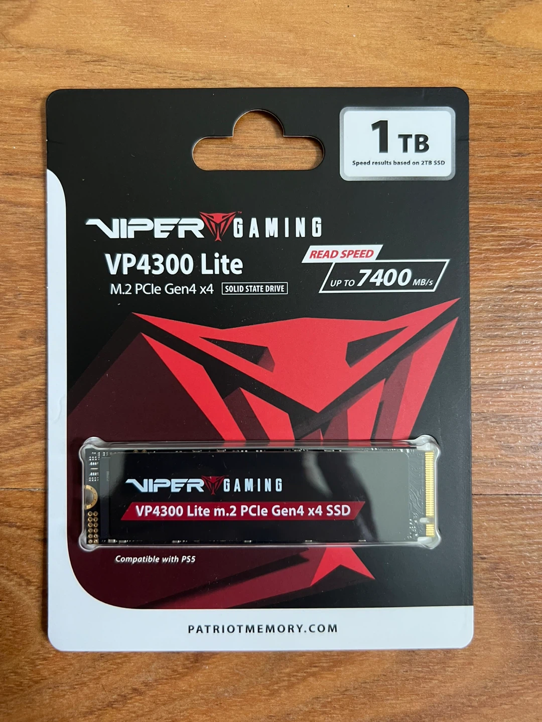 New Viper Gaming VP4300 Lite 1TB M.2 NVMe PCIe Gen4 x4 SSD