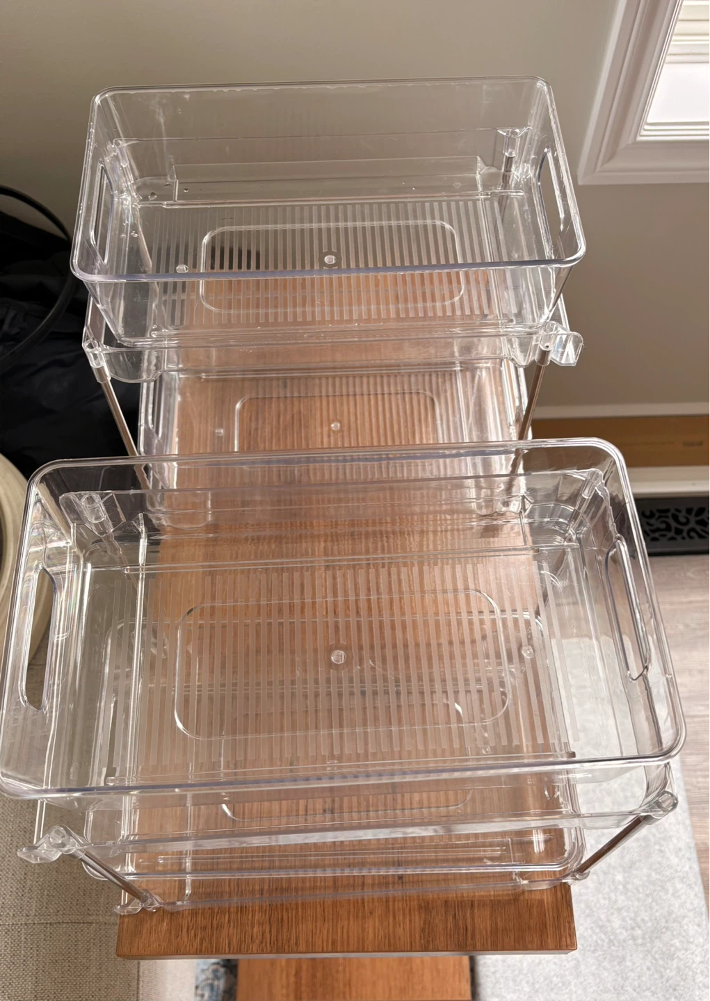 2 Pack Clear Under Sink Organizers - photo 2