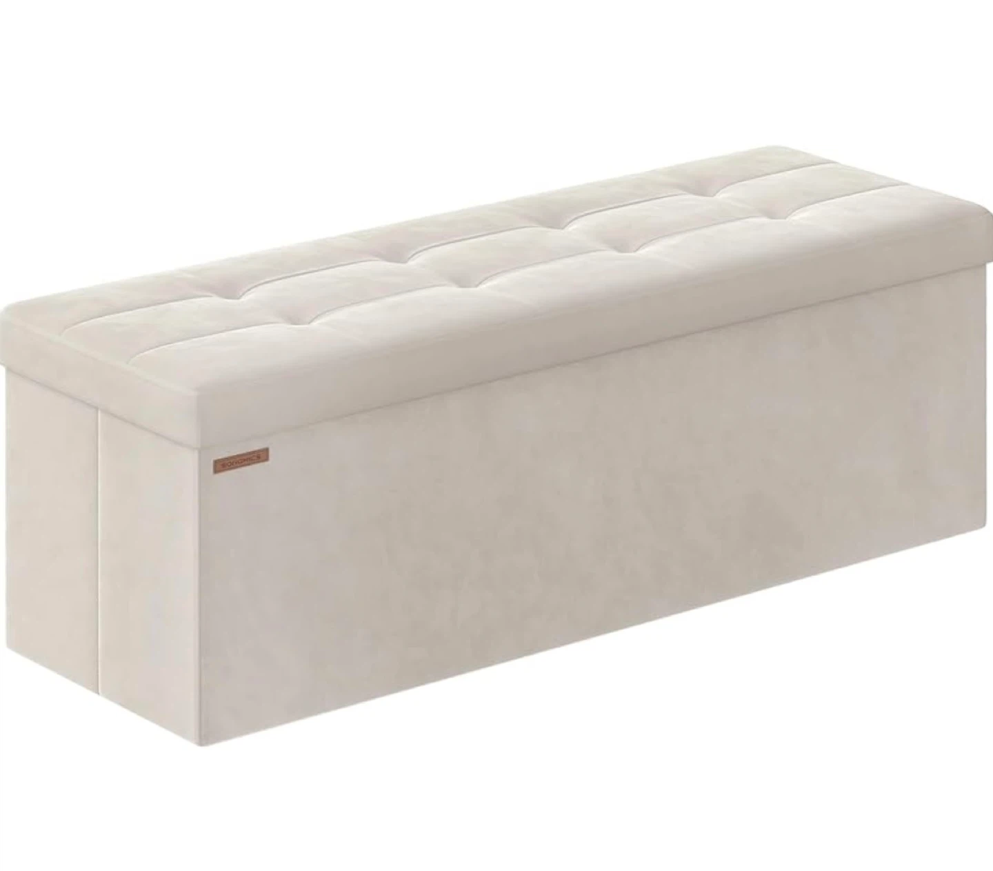 Brand new Songmics Storage Ottoman Bench - Beige - photo 3