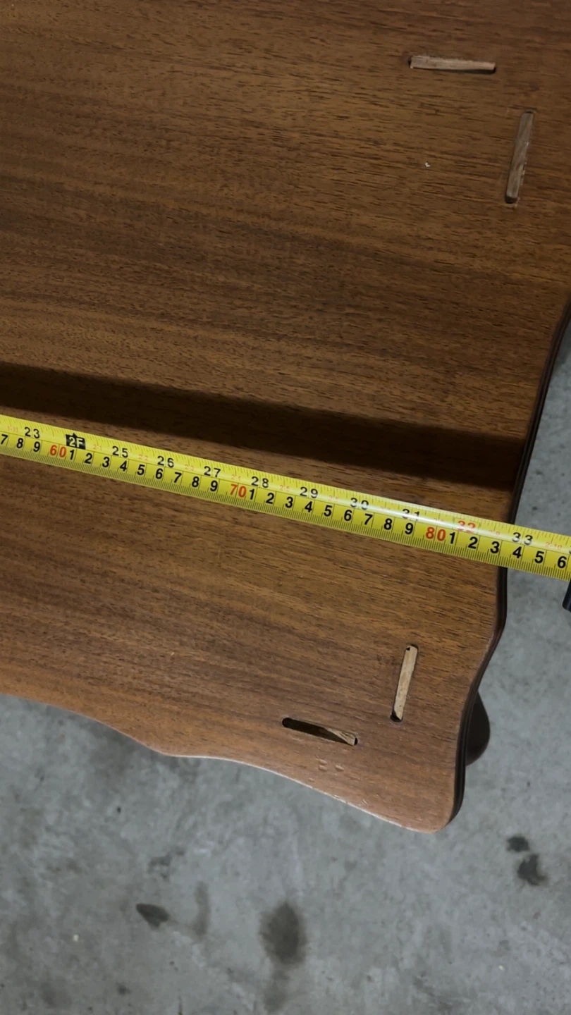 Wooden Coffee Table with Ornate Legs - photo 3
