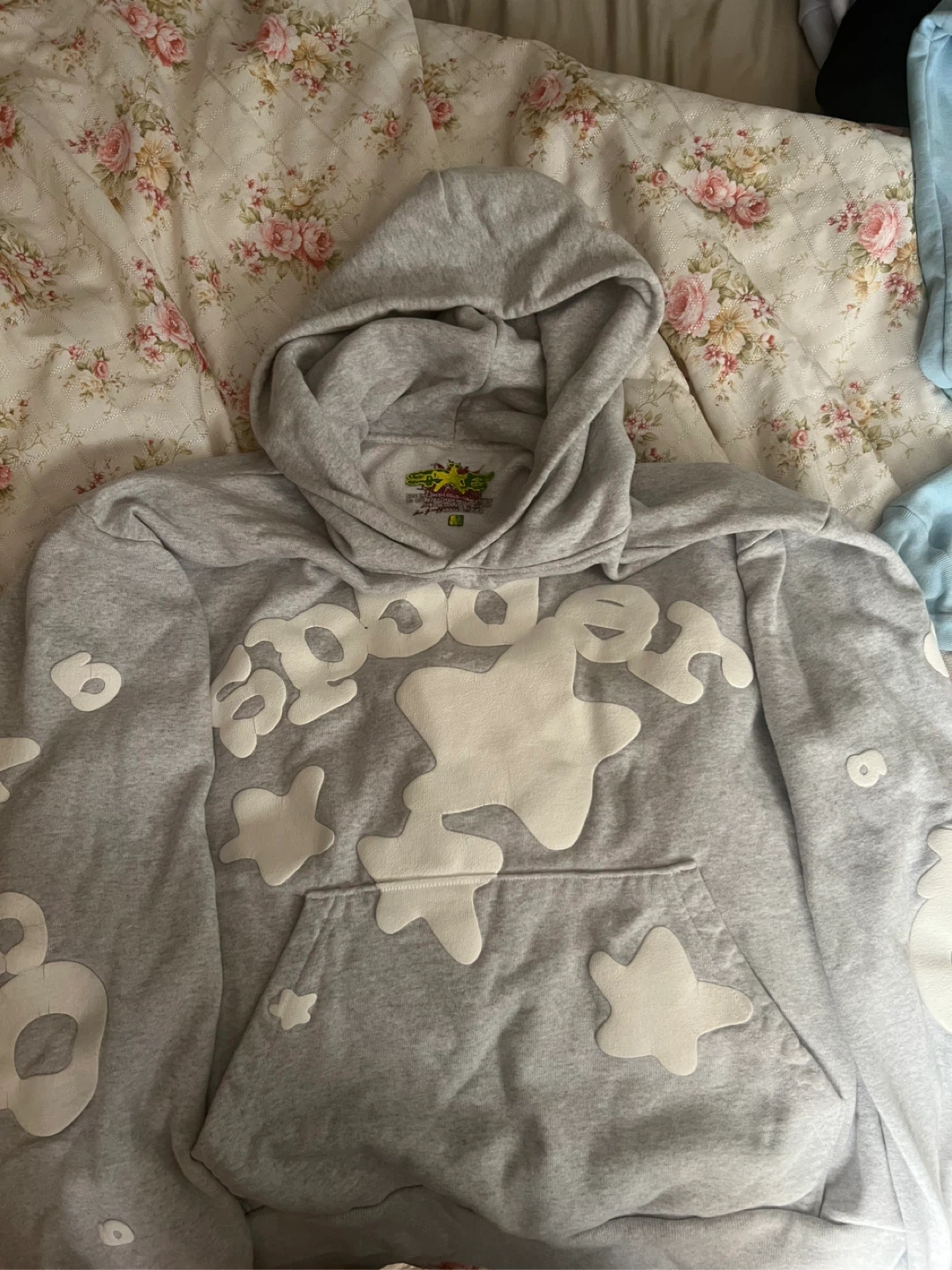 Grey Sp5der Hoodie