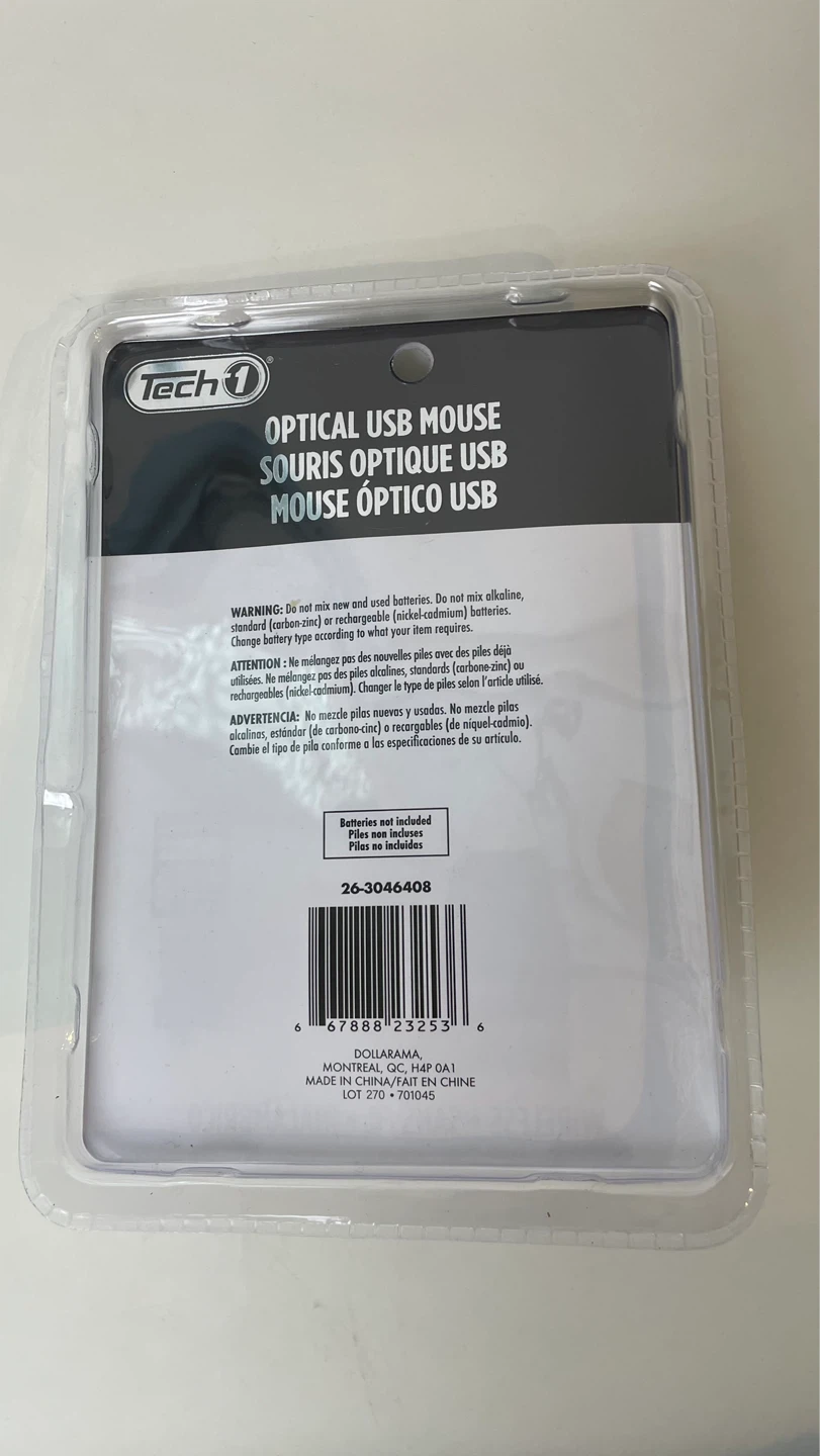 Tech 1 Optical Wireless USB Mouse - photo 2