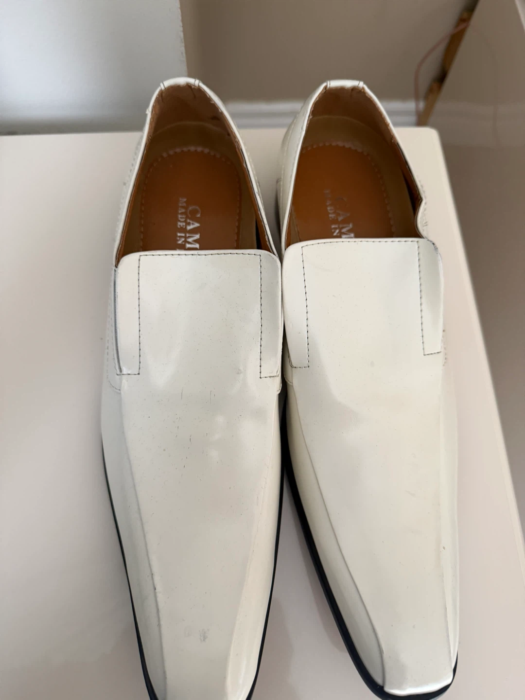Camel Made in Italy White Loafers - photo 2