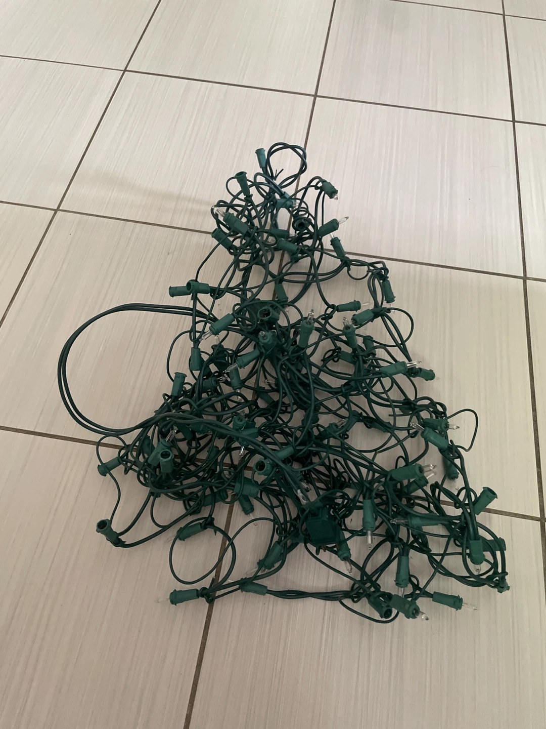 ⚽️String of Green Christmas Lights