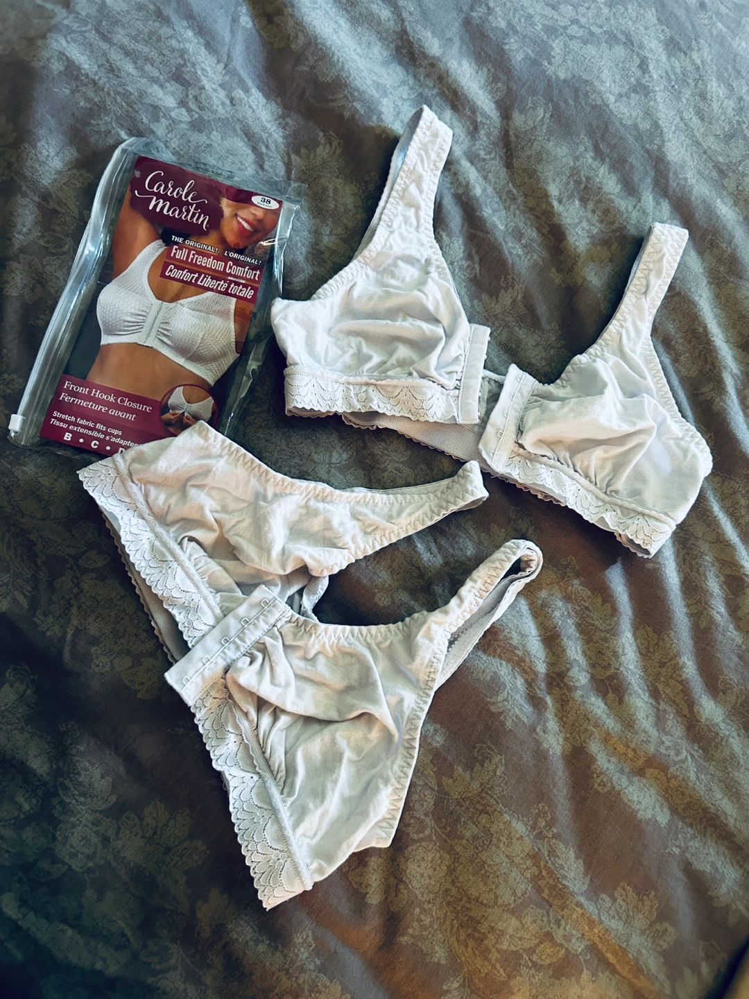 2 Carole Martin Comfort Bras (2-Pack)