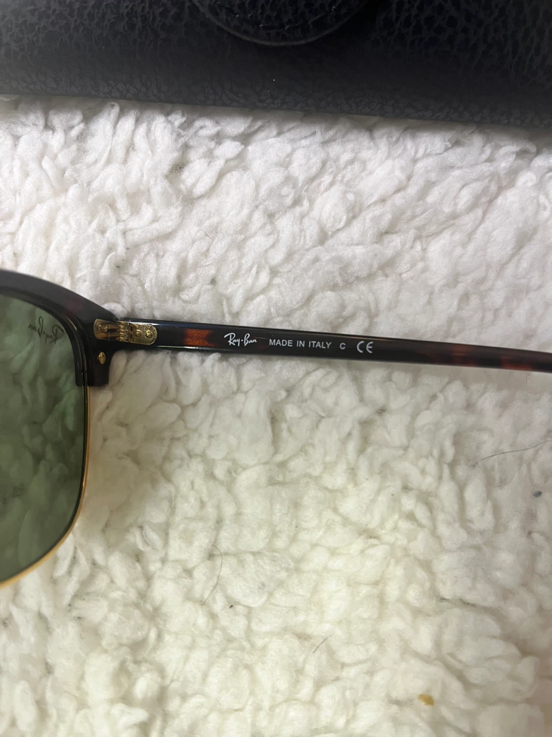 Ray-Ban Clubmaster Sunglasses RB 3016 Tortoise/Green Lenses ⚽ - photo 5