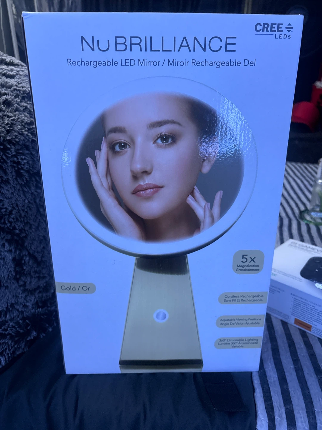 NuBrilliance Rechargeable LED Mirror