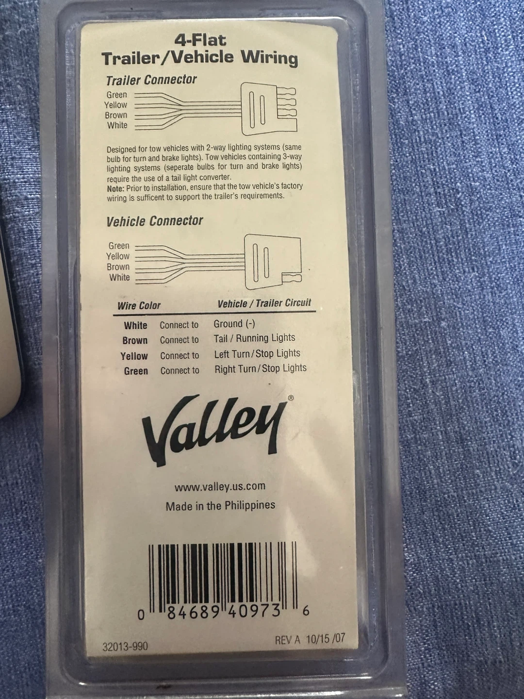 Valley 4-Flat Trailer Wiring with LED Indicators - photo 2