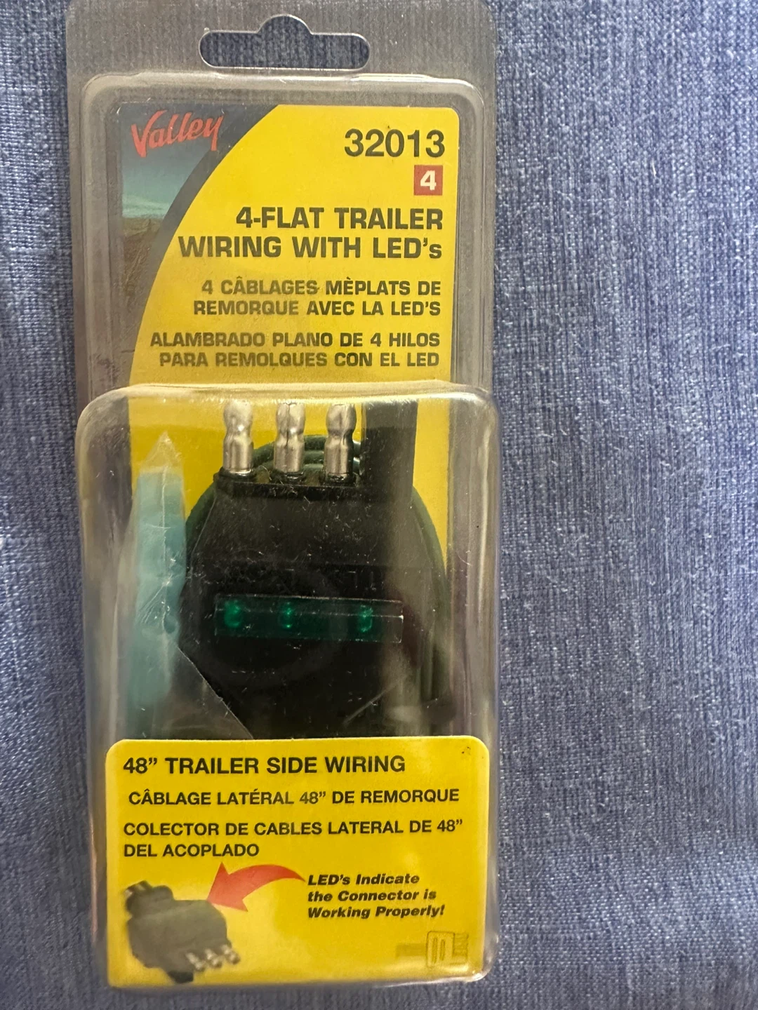 Valley 4-Flat Trailer Wiring with LED Indicators