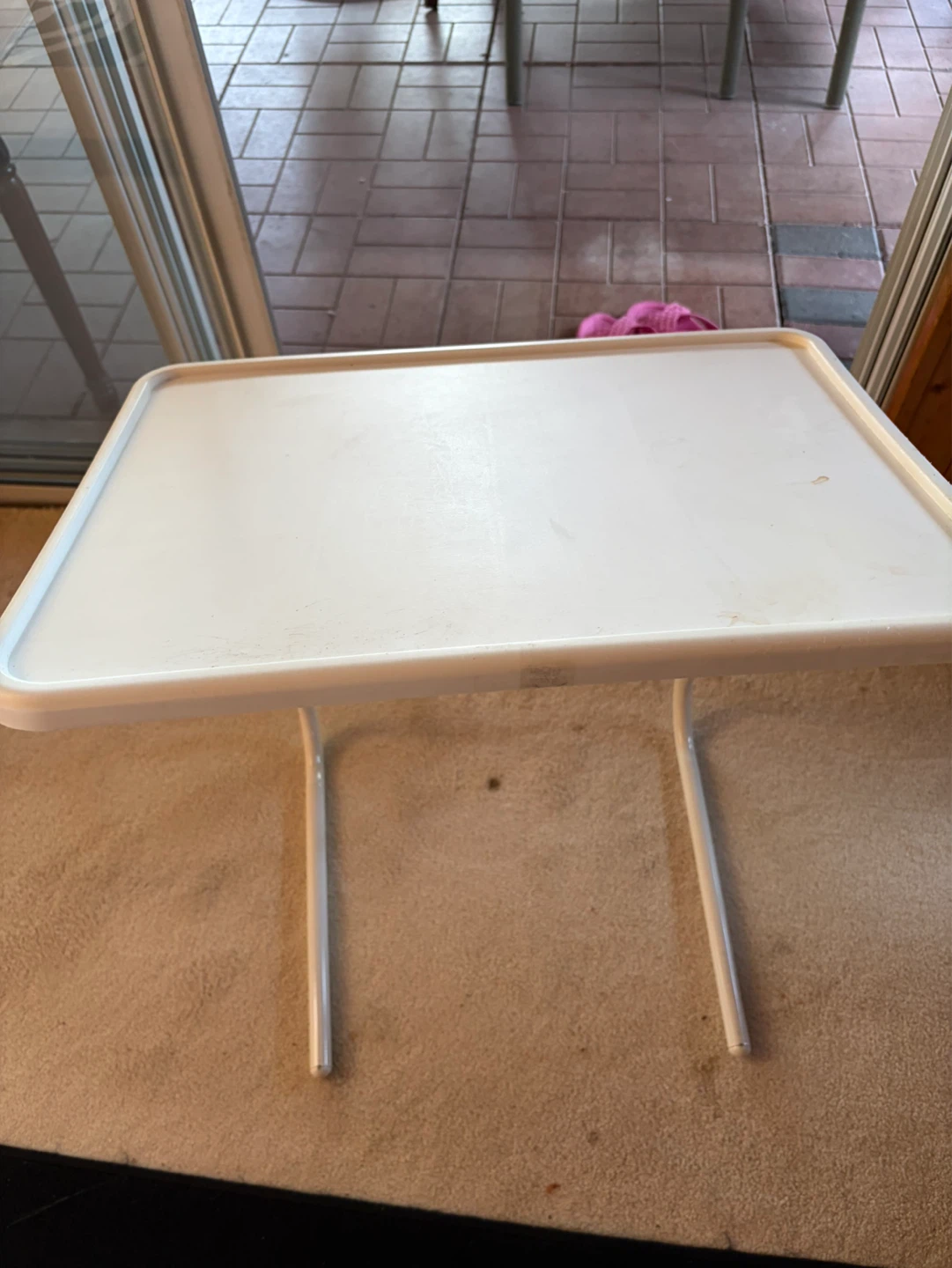 White TV Tray Table ⚽️ - photo 2