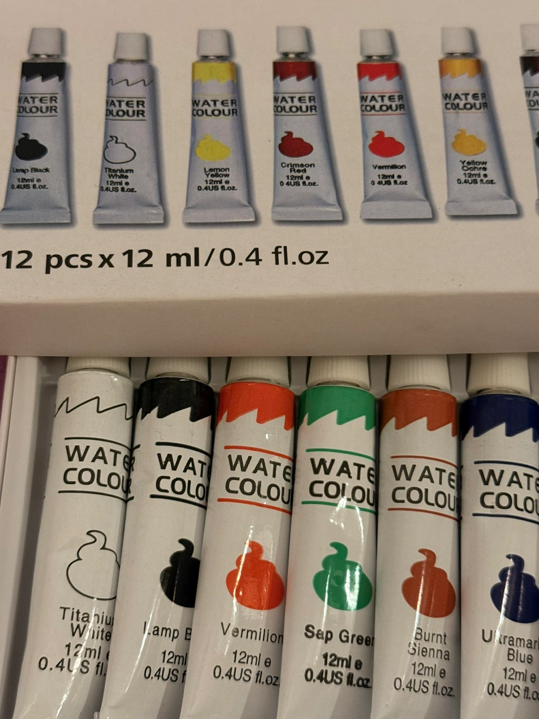 ⚽️12 pc Water Colour Paint Set - photo 3