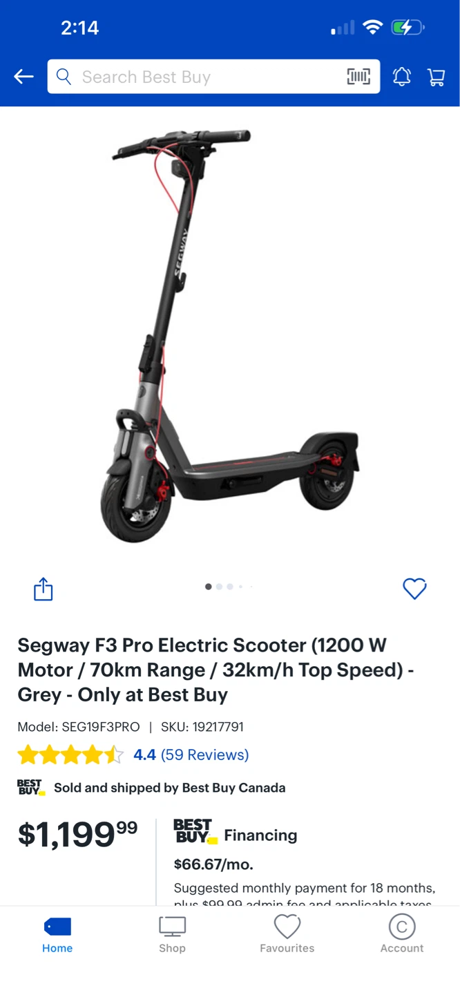 Segway f3 pro scooter