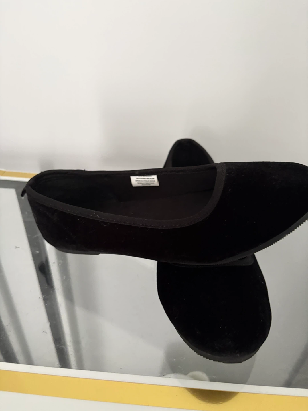 Black Velvet Ballerina Flats - photo 3
