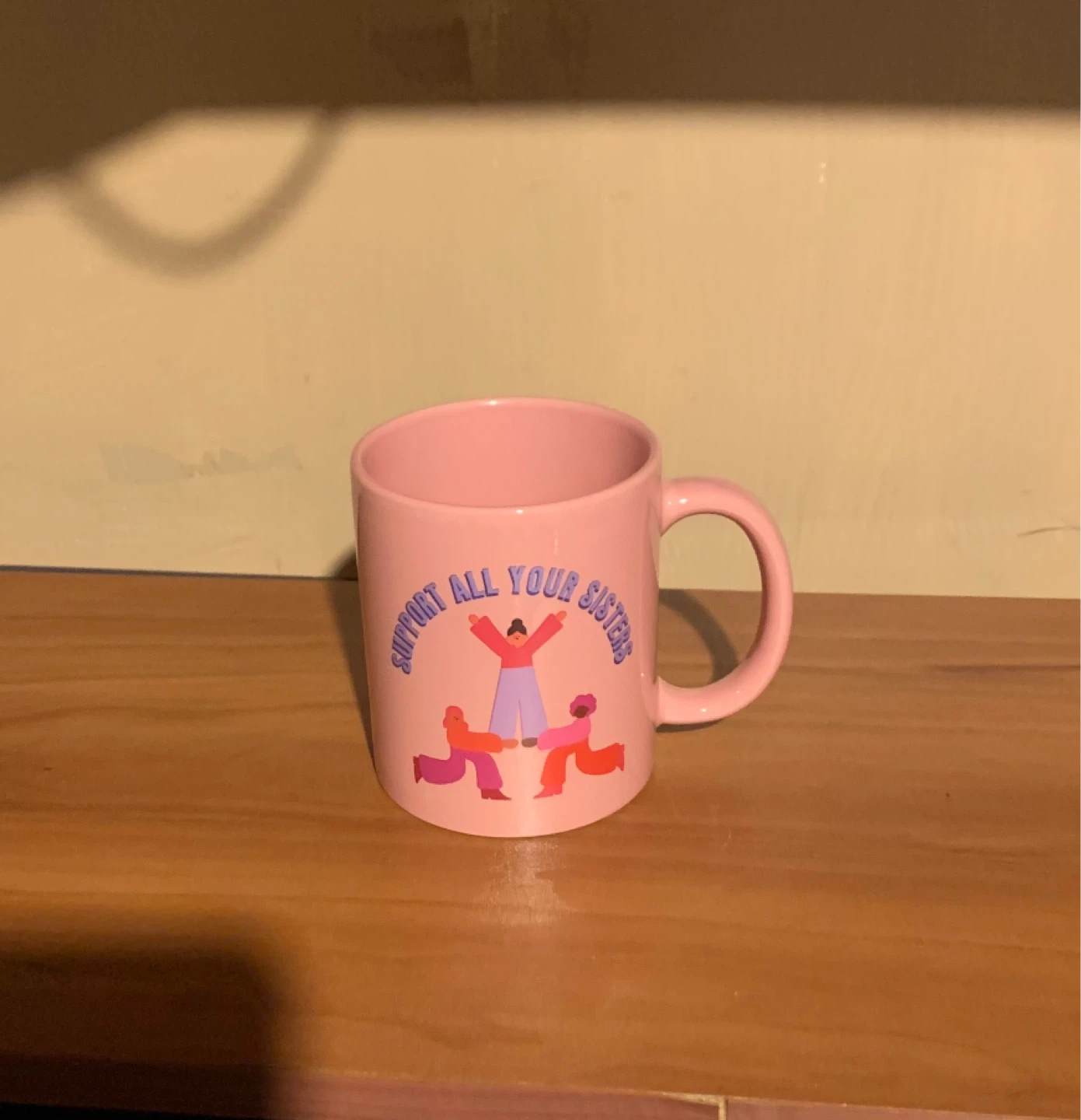 ⚽️ Pink "Support All Your Sisters" Mug