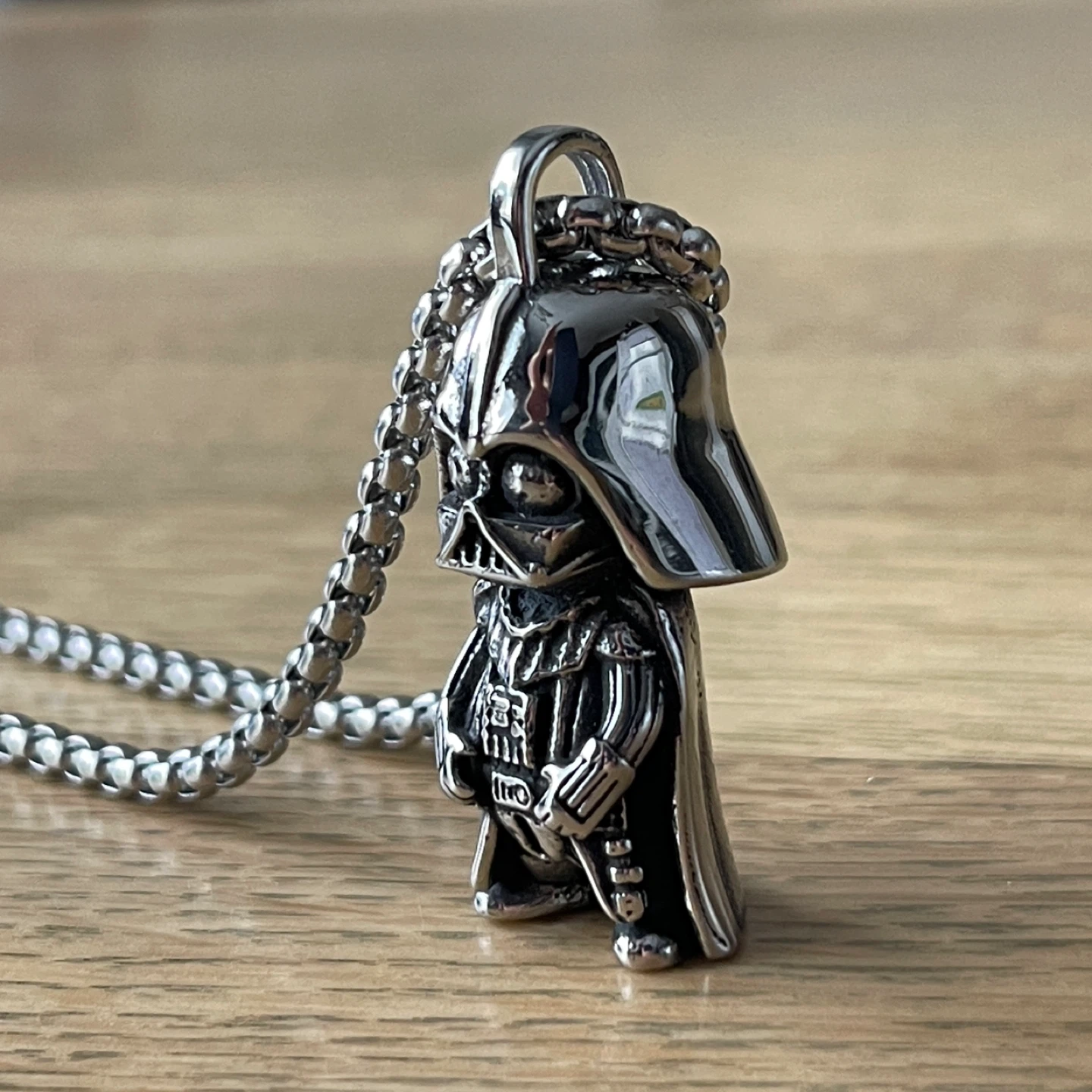 Dark sci-fi villain stainless steel necklaces - photo 3