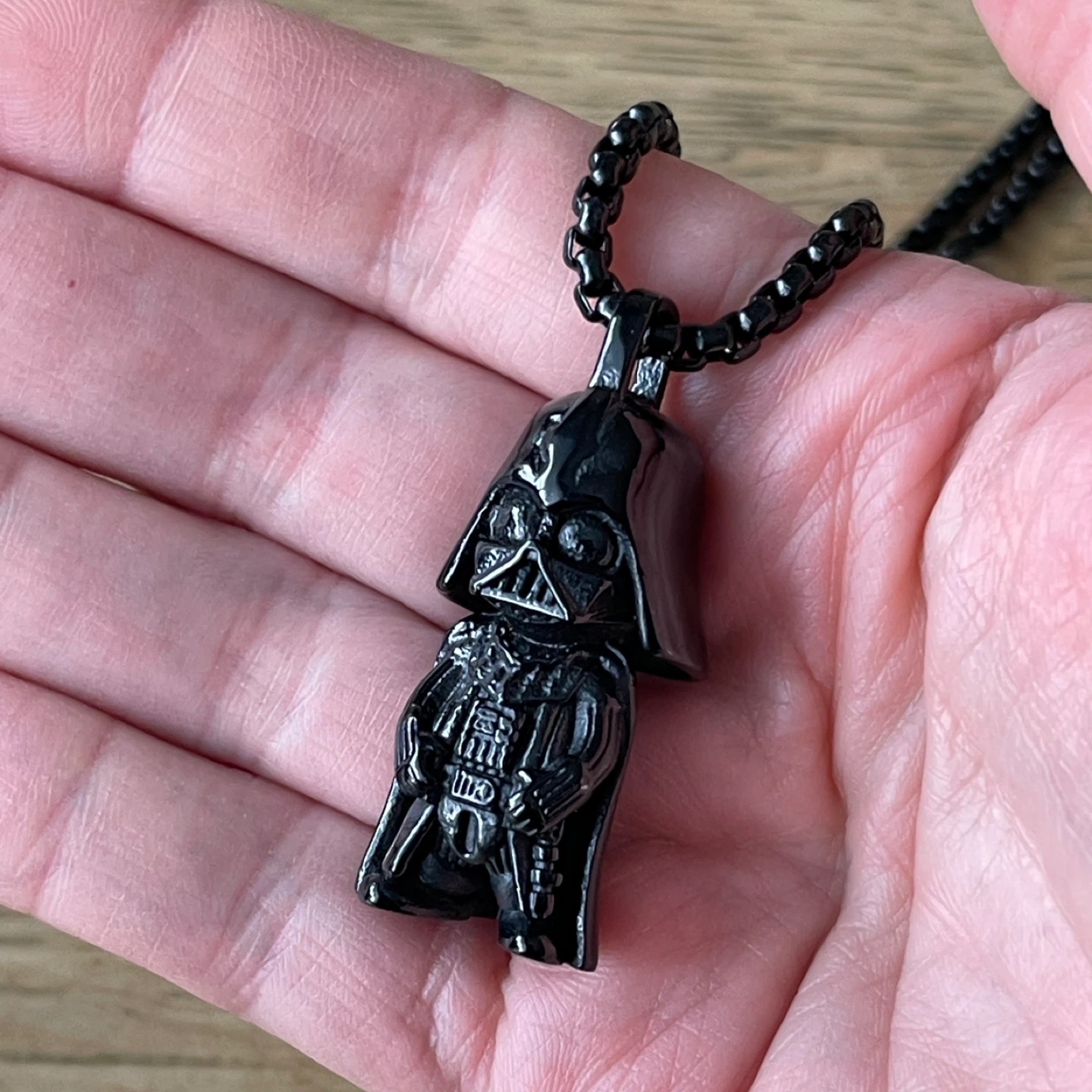 Dark sci-fi villain stainless steel necklaces - photo 4